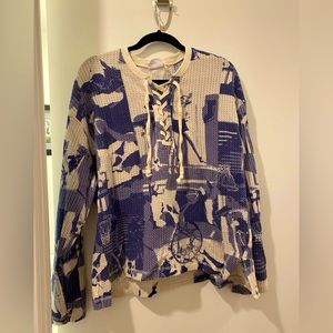 Out from Under Waffle Shirt, Size M